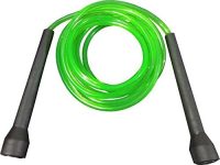 Simran Sports Speed Skipping Rope, Jump Rope With Pvc Handle, Multicolor Pvc Pencil Skipping Rope For Men, Women, Boys & Girls (Black/Green)