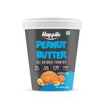 Happilo Peanut Butter All Natural Unsweetened Crunchy 200G, Protein Rich, Roasted Peanuts, No Added Sugar