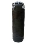 Venom Black Color, Filled, 1.5 Feet Long, Synthetic Leather Material Punching Bag/Kickboxing Bag/Takewondo Bag/Fitness Bag/Professional Training Bag With Hanging Chain