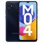 Samsung Galaxy M04 Dark Blue, 4Gb Ram, 128Gb Storage | Upto 8Gb Ram With Ram Plus | Mediatek Helio P35 Octa-Core Processor | 5000 Mah Battery | 13Mp Dual Camera