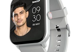 Beatxp Marv Neo 1.85” (4.6 Cm) Display, Bluetooth Calling Smart Watch, Smart Ai Voice Assistant, 100+ Sports Modes, Heart & Spo2 Monitoring, Ip68, Fast Charging (Iced Silver)