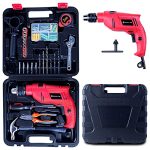 Buildskill Bgsb13Re Pro 13Mm Impact Drill Kit With Accessories Power & Hand Tool Kit (Pack Of 70)