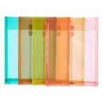Amazon Brand – Solimo Envelope – Pack Of 4 (Assorted Color)