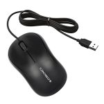 Zebronics Zeb-Comfort Wired Usb Mouse, 3-Button, 1000 Dpi Optical Sensor, Plug & Play, For Windows/Mac, Black
