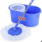 Gala Aqua Spin 151617 Mop (Aqua Blue And White), Standard