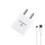 Zebster Z-A5211 Mobile Usb Adaptor With Micro Usb Cable With Output Of 2.1A (White)