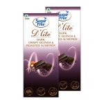 Sugar Free D’Lite Quinoa & Almonds Dark Chocolate Bar, 80G (Pack Of 2)