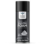 Bombay Shaving Company Charcoal Shaving Foam, 266 Ml (33% Extra) With Activated Charcoal & Moroccan Argan Oil