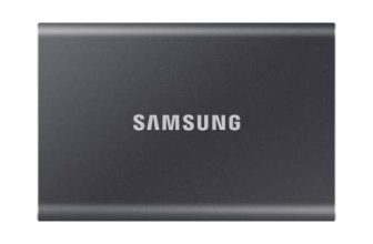Samsung T7 1Tb Up To 1,050Mb/S Usb 3.2 Gen 2 (10Gbps, Type-C) External Solid State Drive (Portable Ssd) Grey(Mu-Pc1T0T)