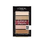 L’Oréal Paris Eyeshadow Palette, Mini-Sized, High Pigmentation, Highly Blendable Shades, La Petite, Nudist