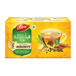 Dabur Vedic Suraksha Black Tea – 25 Tea Bags | Immunity Booster| With The Goodness Of 5 Ayurvedic Herbs