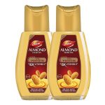 Dabur Almond Hair Oil – 600Ml(300Ml*2) | Provides Damage Protection | Non Sticky Formula | For  Soft & Shiny Hair | With Almonds, Keratin Protein, Soya Protein & 10X Vitamin E