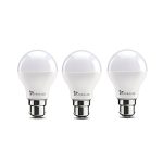 Syska B22 7-Watt Led Bulb (Pack Of 3, Cool Day Light)