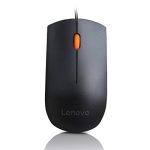 Lenovo 300 Wired Plug & Play Usb Mouse, High Resolution 1600 Dpi Optical Sensor, 3-Button Design With Clickable Scroll Wheel, Ambidextrous, Ergonomic Mouse For Comfortable All-Day Grip (Gx30M39704)