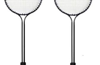 Spanco One Pair (Two Pieces) Badminton Racquet With Free Full Cover