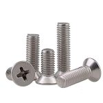 Rpi Shop – M5 X 20Mm Phillips Drive Countersunk (Csk) Head Screws, Phillips Drive, Fully Thread, Nickel Finish, Machine Thread, Quantity – 25 Pcs