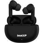 Beatxp Tune Xpods Bluetooth True Wireless Ear Buds With 50H Playtime, Quad Mic Enc Tech, Low Latency, Type C Earphone With 10Mm Drivers, Ipx5 Water Resistance, Bt 5.3, Touch Control (Black)