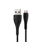 Zebster Z – Cc100 Usb To Type C Fast Charging Cable, 2A Charge & Sync, 1 Meter Strong & Long Lasting(Black)