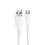 Zebster Z – Cc100 Usb To Type C Fast Charging Cable, 2A Charge & Sync, 1 Meter Strong & Long Lasting (White)