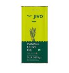 Jivo Pomace Cooking Olive Oil 5 Litre Tin | Recommendable For Roasting, Frying, Baking All Type Of Cuisines| Healthy Cooking Oil For Daily Use |