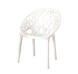 Nilkamal Crystalpp Plastic Mid Back Chair | Chairs For Home| Dining Room| Bedroom| Kitchen| Living Room| Office – Outdoor – Garden | Dust Free |100% Polypropylene Stackable Chairs