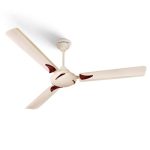 Longway Creta P1 1200 Mm/48 Inch Ultra High Speed 3 Blade Anti-Dust Decorative 5-Star Rated Ceiling Fan (Ivory, Pack Of 1)