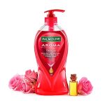 Palmolive Rose, Orange Essential Oil & Ginseng Aroma Sensual Body Wash | Soothing & Brightening | Glowing & Youthful Skin | No Paraben & Silicones, Ph Balanced, Body Wash 750Ml