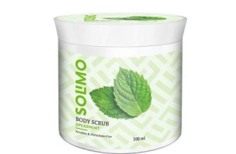 Amazon Brand – Solimo Body Scrub, Spearmint, 300Gms