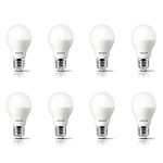 Philips Ace Saver Base E27 7-Watt Led Bulb (Pack Of 8, Cool Day Light)