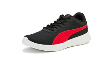 Puma Mens Maximal Comfort Black-High Risk Red Walking Shoe – 9 Uk (37902701)