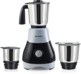 Sansui Melange Prohome 500 W Mixer Grinder With 1 Year Extended Warranty (3 Jars, Grey, Black)
