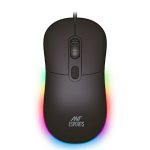Ant Esports Gm40 Wired Optical Gaming Mouse With Rgb Led, Lightweight And Ergonomic Design, Dpi Upto 2400, Compatible With Windows And Mac