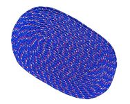 Status Cotton Oval Shape Place Mat For Porch/Kitchen/Bathroom/Laundry Room 30X45 Cm Multi-Color (1)