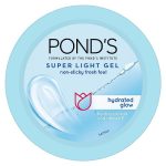 Pond’S Super Light Gel Oil Free Face Moisturizer 100G, With Hyaluronic Acid & Vitamin E For Fresh Glowing Skin & 24 Hr Hydration – Daily Use
