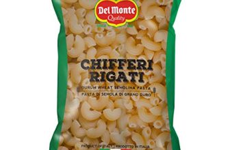 Del Monte Chifferi Pasta (Imported From Italy), 100% Durum Wheat Semolina, 1Kg