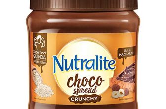Nutralite Choco Spread Crunchy Quinoa| Hazelnut Spread|Uses Premium Chocolate| 275G