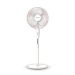 Bajaj Frore Neo 400 Mm Oscillating Pedestal Fan For Home|Aerodynamically Balanced Blades| 100% Coppermotor| Highair Delivery|3-Speed Control| Rust Free|2-Yr Warranty White