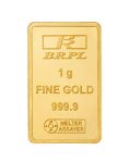 Bangalore Refinery 24K (999.9) 1 Gm Yellow Gold Bar
