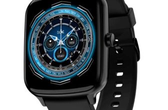 Boat Wave Style Call Smart Watch With Advanced Bt Calling Chip,Diy Watch Face Studio, Coins, 1.69″ Hd Display, Health Ecosystem, Live Cricket Scores, Quick Replies, Hr & Spo2(Active Black)