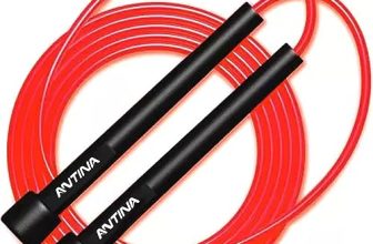 Antina Skipping Rope For Men And Women Jumping Rope With Adjustable Height Speed Skipping Rope For Exercise, Gym, Sports Fitness Adjustable Pencil Jump Rope (Red)
