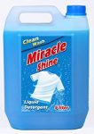 Miracle Shine Liquid Detergent 5 Liters Suitable For Top Load & Front Load Washing Machine And Bucket Wash