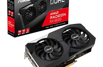 Asus Dual Radeon Rx 6600 8 Gb Gddr6 Ram Pcie 4.0 Dual Fans Desktop Graphic Card, Pci_E_X16