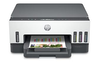 Hp 720 Wifi Duplex Printer With Smart-Guided Button, Print, Scan, Copy And Wireless, Hi-Capacity Smart Tank With Auto Ink And Paper Sensor; Up To 12K Black Or 8K Color Pages Of Ink In The Box