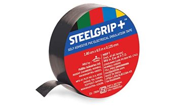 Pidilite Steelgrip Self Adhesive Pvc Electrical Insulation Tape (Color May Vary) – 6.50M