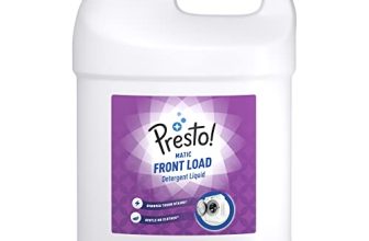 Amazon Brand – Presto! Matic Front Load Detergent Liquid, Mega Saver Pack – 5 L