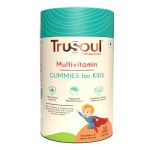 Trusoul By Baidyanath Multivitamin Gummies For Kids | Strawberry & Lemon Flavour | Curated For Children Ages 5 To 17 | 30 Gummies (1 Gummy Per Day)