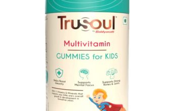 Trusoul By Baidyanath Multivitamin Gummies For Kids | Strawberry & Lemon Flavour | Curated For Children Ages 5 To 17 | 30 Gummies (1 Gummy Per Day)