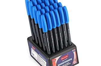 Reynolds Smoothmate 30 Ct Blue – Dispenser I Lightweight Ball Pen With Comfortable Grip For Extra Smooth Writing I School And Office Stationery | 0.7Mm Tip Size