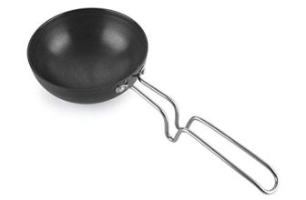 Cello Hard-Anodised Classy Tadka Pan, Black, Small