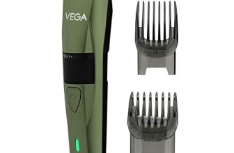 Vega P1 Battery Powered Beard Trimmer For Men With 160 Mins Runtime & 40 Length Settings, (Vhth-25) Multicolour